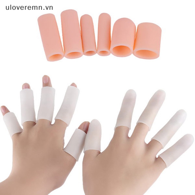 Bộ 5 Ống silicone Bảo Vệ Ngón Chân Giảm Đau Tiện Lợi