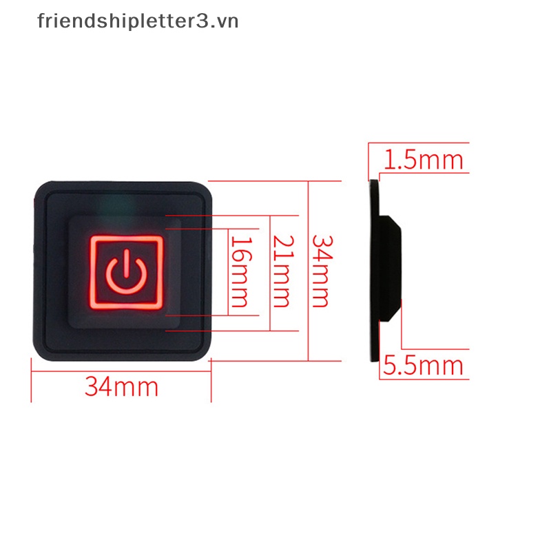 Nút Công Tắc 3 Số 5V-15V Bằng Silicone Chống Thấm Nước