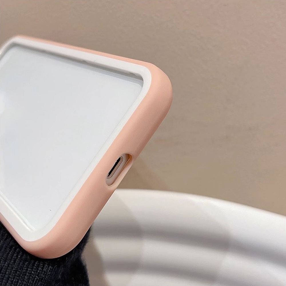 Ốp Điện Thoại TPU Mềm Chống Dấu Vân Tay Màu Tương Phản Cho IPhone 11 14 13 12 Pro Max