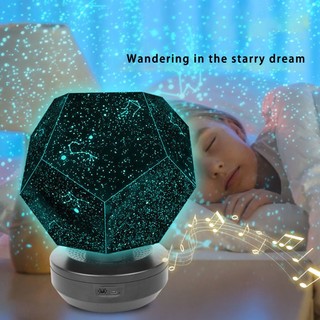 Romantic LED Starry Night Lamp 3D Star Projector Light For Bedroom Decor