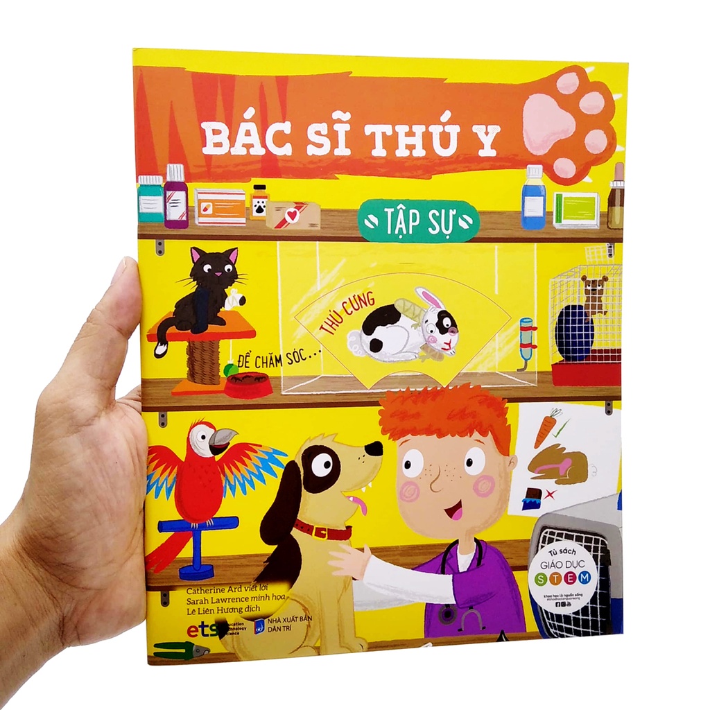 Sách - Tủ Sách Giáo Dục Stem: Bác Sĩ Thú Y Tập Sự