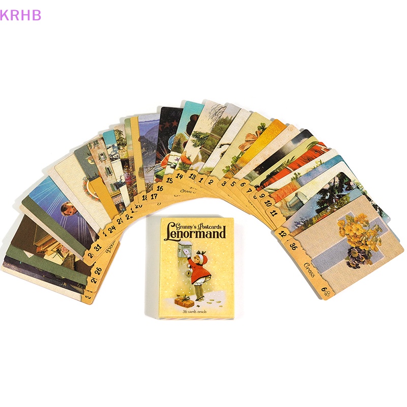 Bộ Thẻ Bài Tarot Oracle Của Granny 'S Lenormand Oracle Mới
