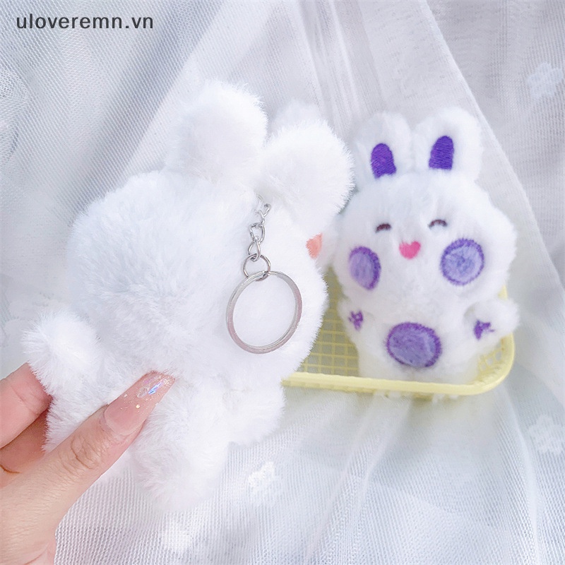 1 Móc Khóa Thỏ Nhồi Bông Dễ Thương