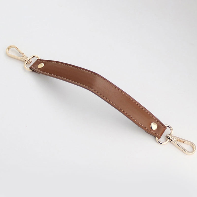 Dây Đeo Túi Xách Bằng Da PU 28cm Màu Trơn Thời Trang