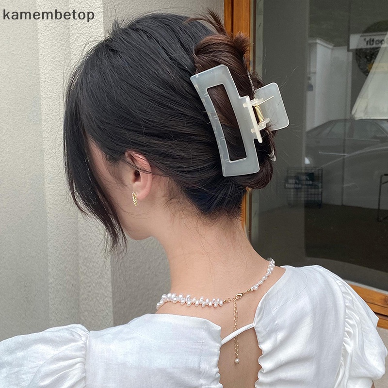 Kẹp Càng Cua Bằng Nhựa Trong Suốt Kích Thước Lớn Cho Nữ beto 2023