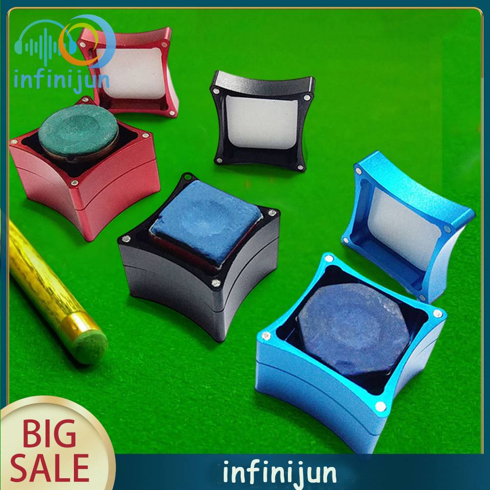 Hộp Phấn Đánh Bida Kim Loại 3 Tầng Siêu Bền Tiện Dụng