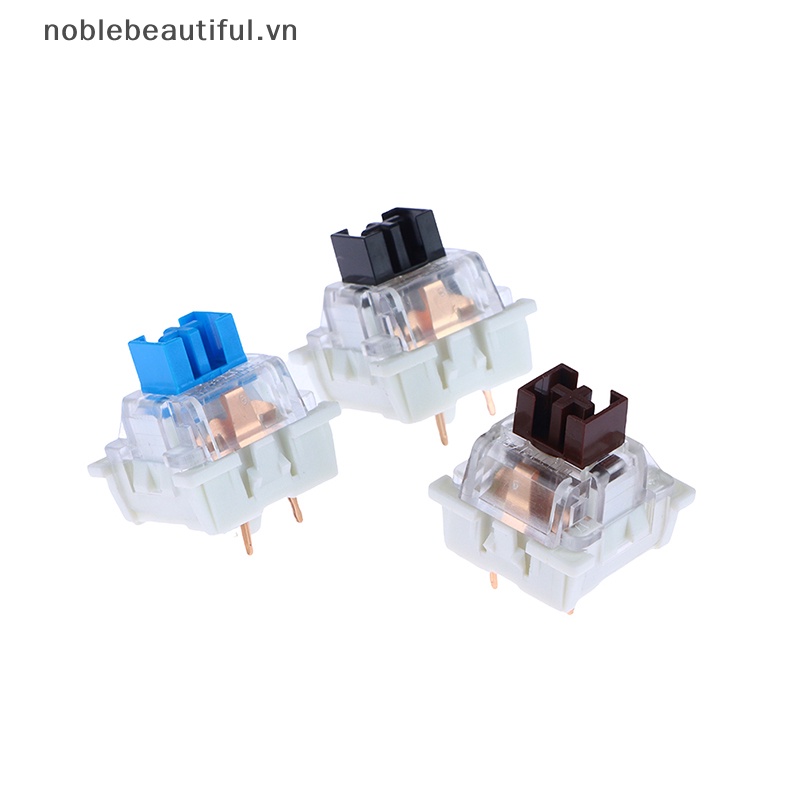 Set 10 Công Tắc Chống Bụi Cho Bàn Phím Cơ Chơi Game Màu Đen / Xanh Lá / Đỏ Tuyến Tính