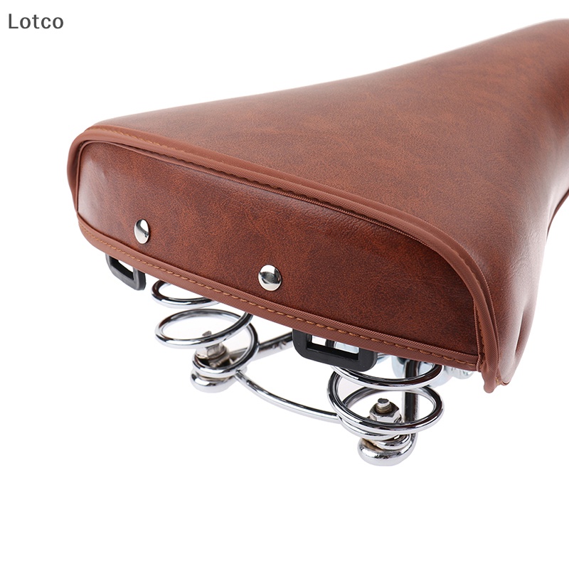 Lotco Cổ Điển Retro xe đạp xe đạp chu kỳ PU da yên ghế mùa xuân thoải mái ghế VN
