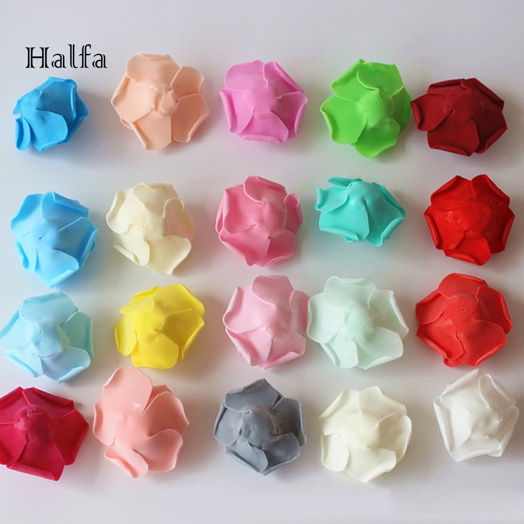 Set 100 Bông Hồng Xốp Nhẹ Không Phai Màu Trang Trí Sân Vườn