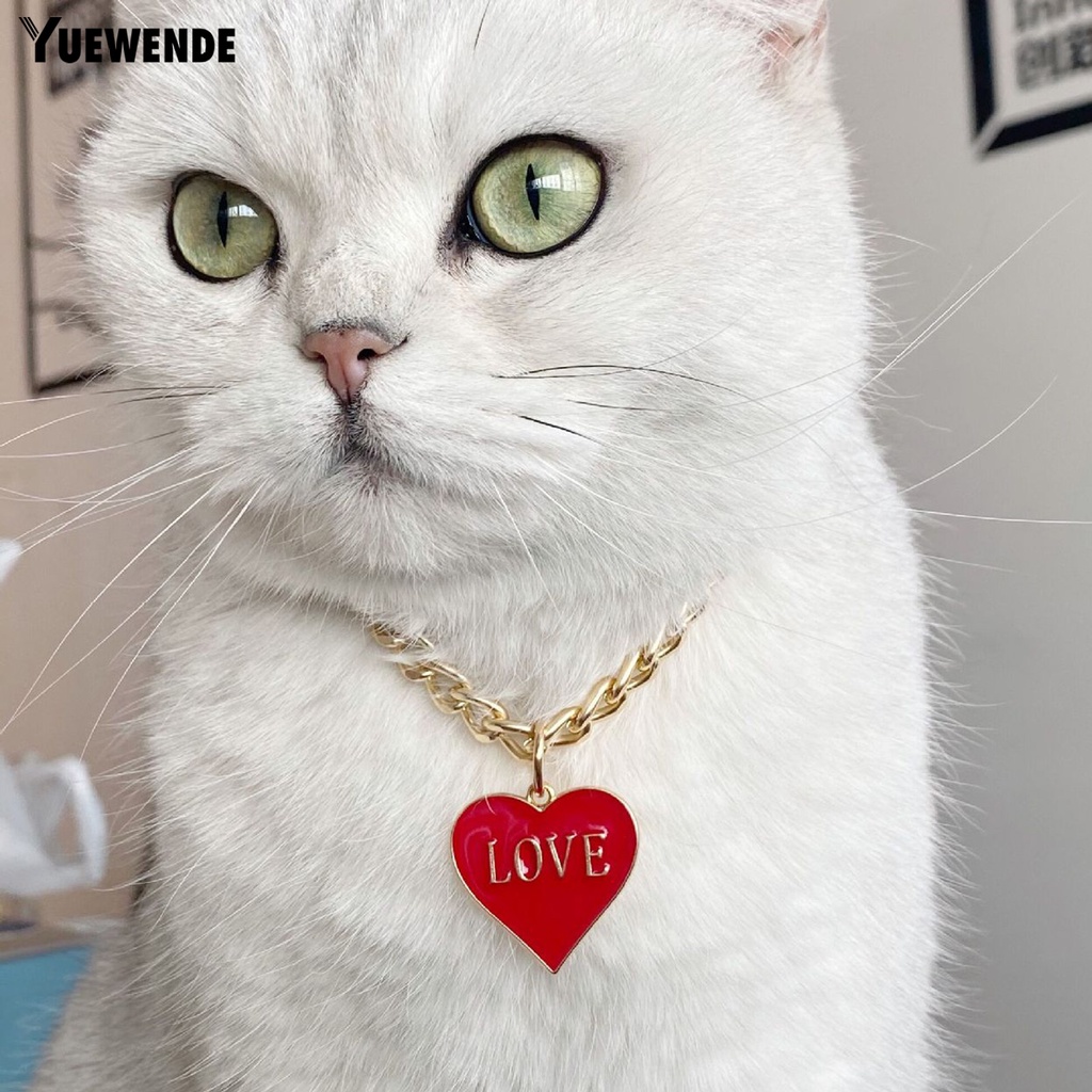 Yq.e Vòng Cổ Xích Chó Bull Pháp Lấp Lánh Không Mài Mòn Phong Cách Hip-Hop Cá Tính Có Mặt Dây Chuyền Trang Trí Trái Tim