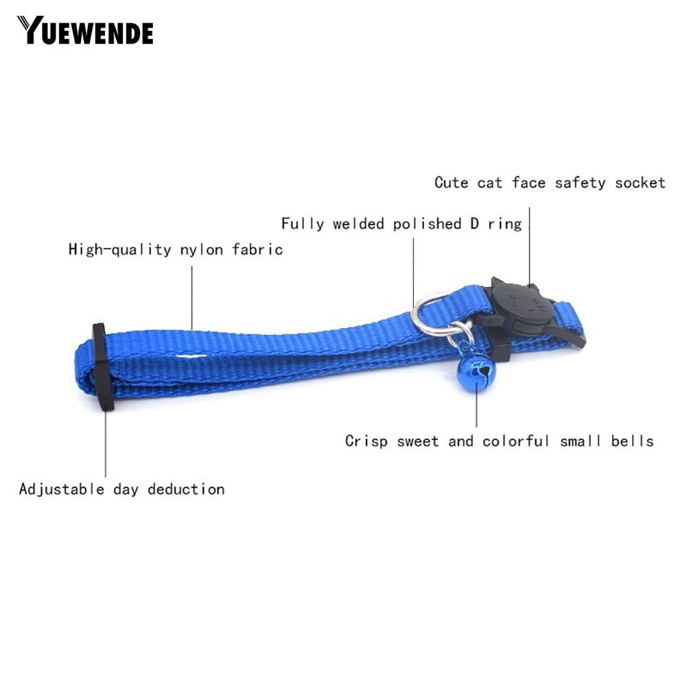 Vòng Cổ Nylon Gắn Chuông Thời Trang Cho Thú Cưng