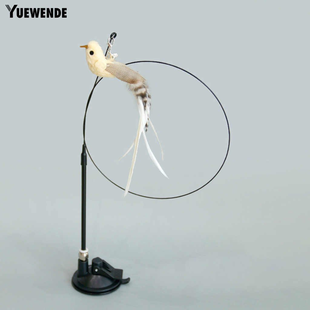 Gậy Trêu Mèo YQ.E Đế Hút Lông Vũ Linh Hoạt Có Thể Uốn Cong Giúp Giảm Căng Thẳng