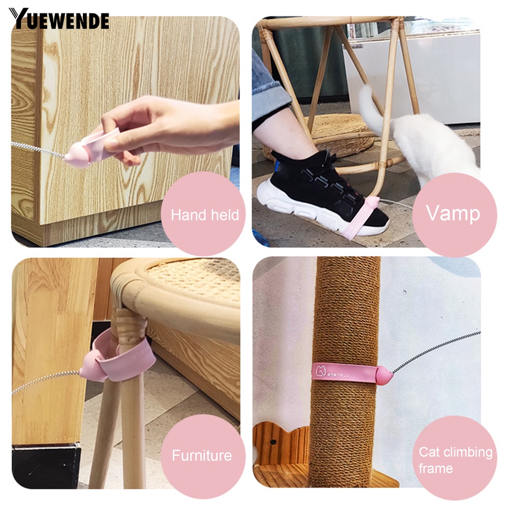 Gậy Đồ Chơi Bằng Silicone Đa Năng Cho Mèo