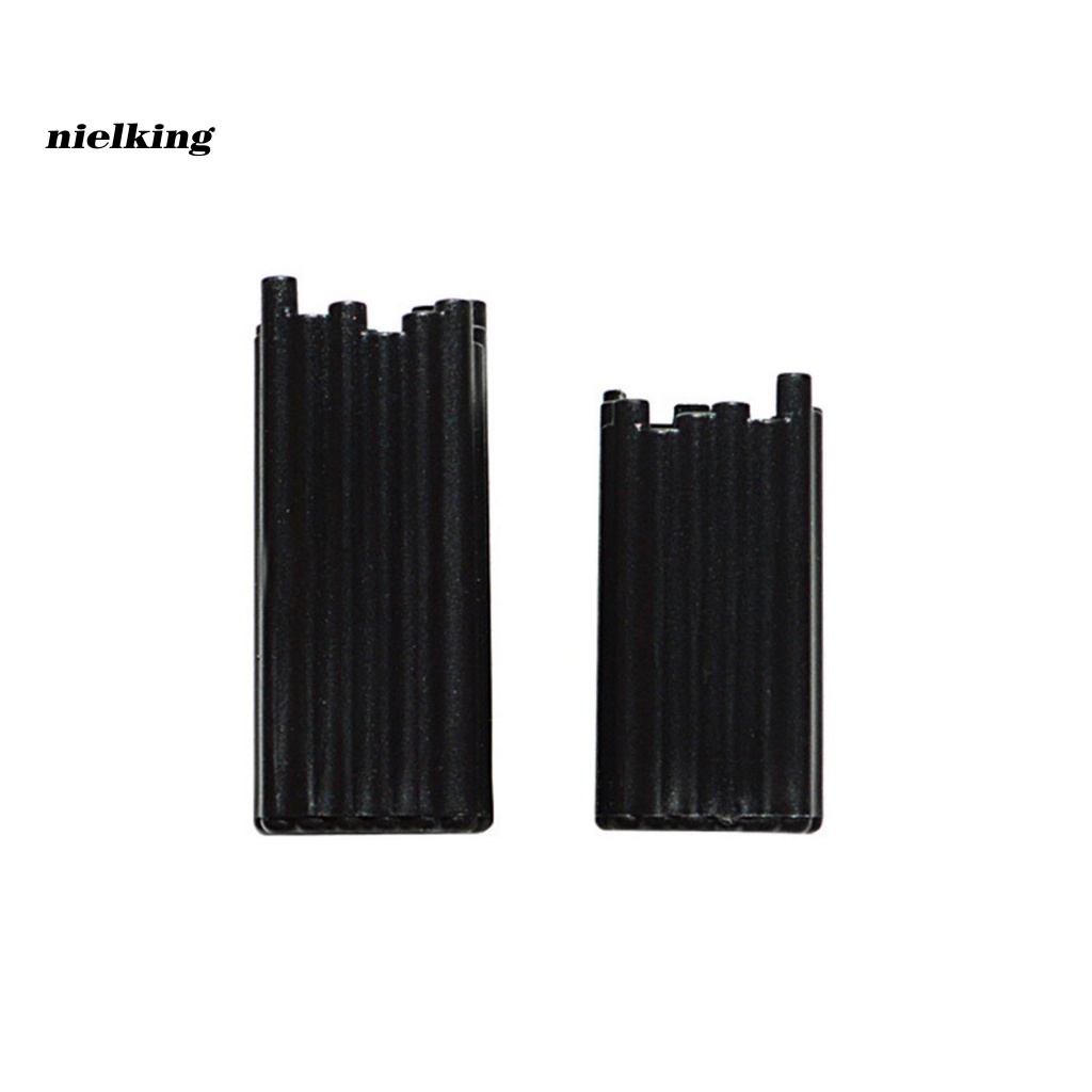 Set 2 Bình Hoa Màu Trơn Trang Trí Tiểu Cảnh / Nhà Búp Bê