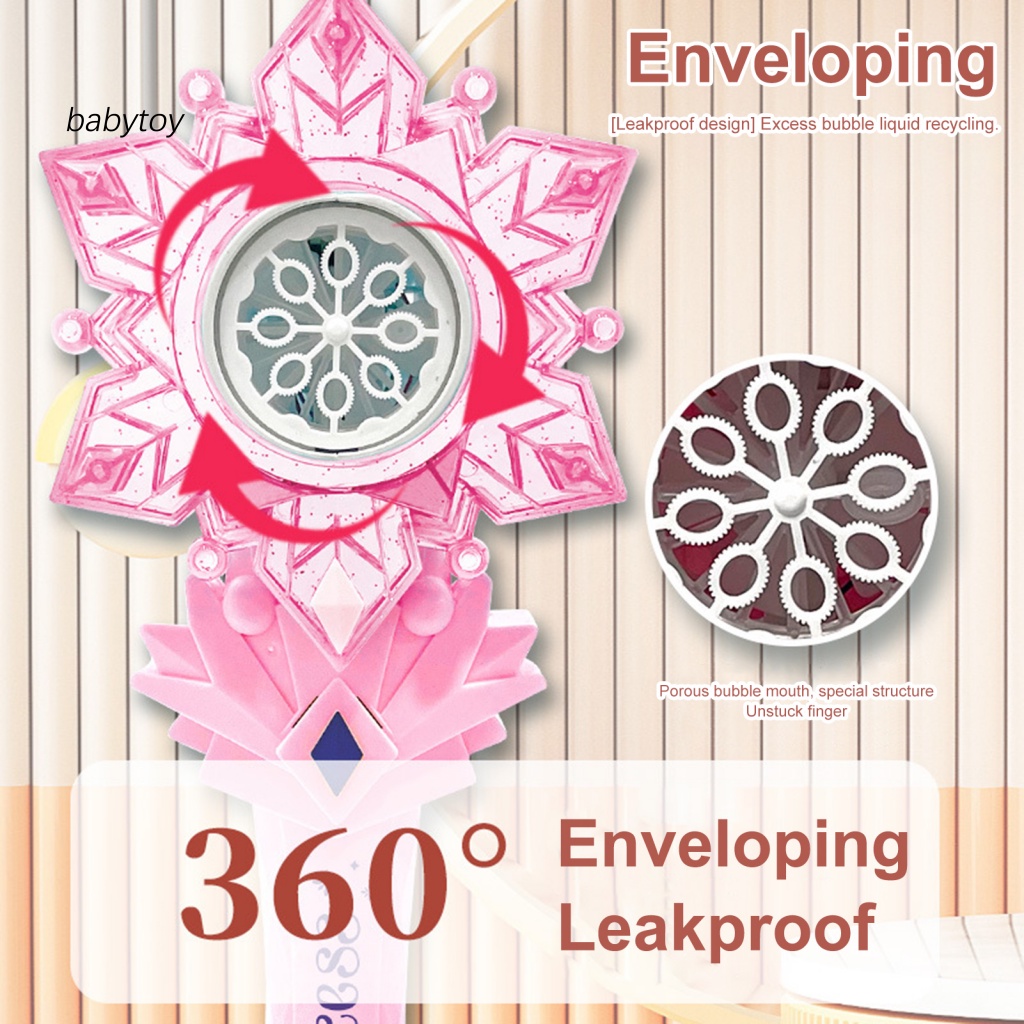 Đồ Chơi Thổi Bong Bóng Xà Phòng Hình Lục Giác Cho Bé