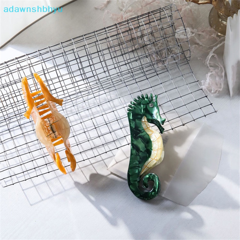 Kẹp Tóc Càng Cua Lớn Màu Cá Ngựa Phổ Biến Cho Nữ