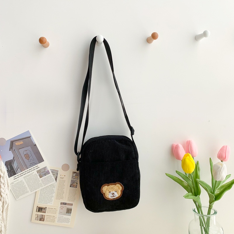 Túi Đeo Vai Vải Nhung Đựng Điện Thoại Thời Trang Cho Nữ