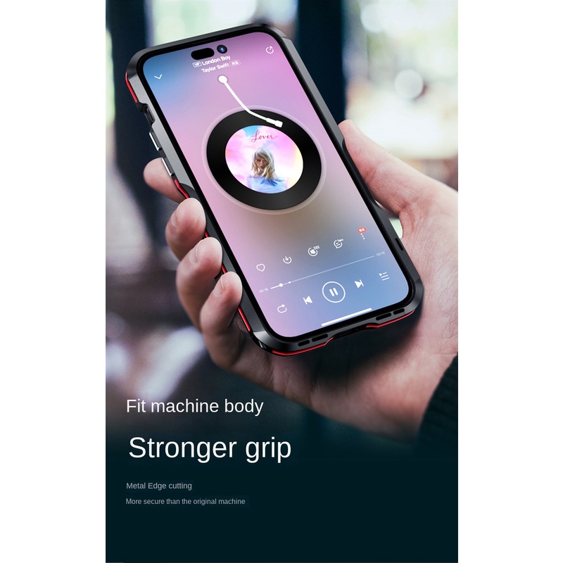 Ốp Điện Thoại Viền Kim Loại Cho iPhone 14 13 12 11 Pro max Mini 14Plus