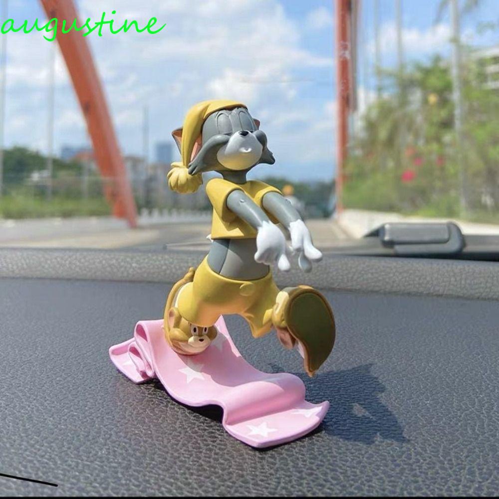 Mô Hình Mèo Và Chuột Handmade Trang Trí Xe Hơi