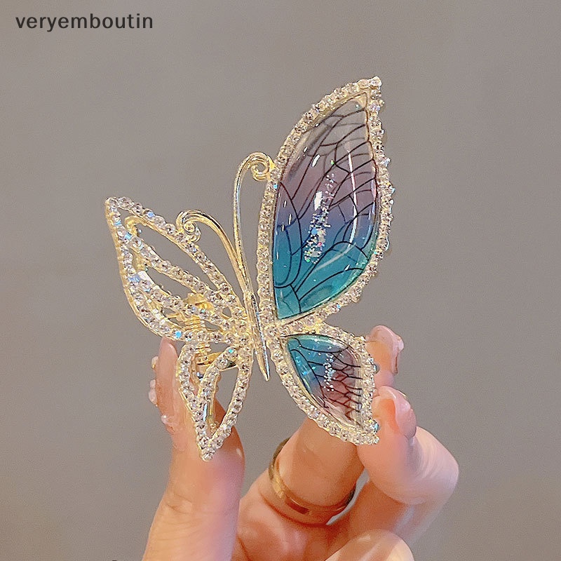 Kẹp Tóc Càng Cua Cá Mập Màu Nhám Thời Trang Cho Nữ