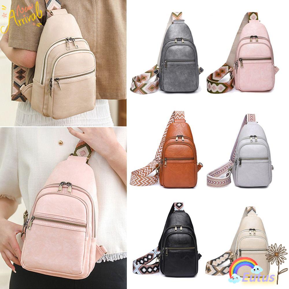 Túi Đeo Chéo Ngực Chất Liệu Da Pu Cỡ Nhỏ