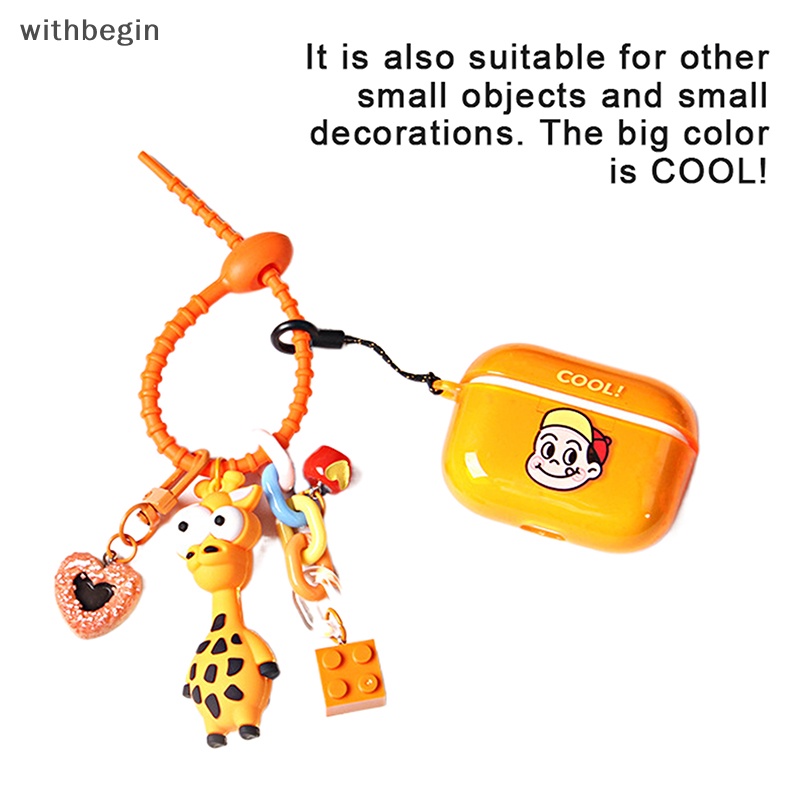 Móc Chìa Khóa Silicon Hình Động Vật Hoạt Hình Vui Nhộn