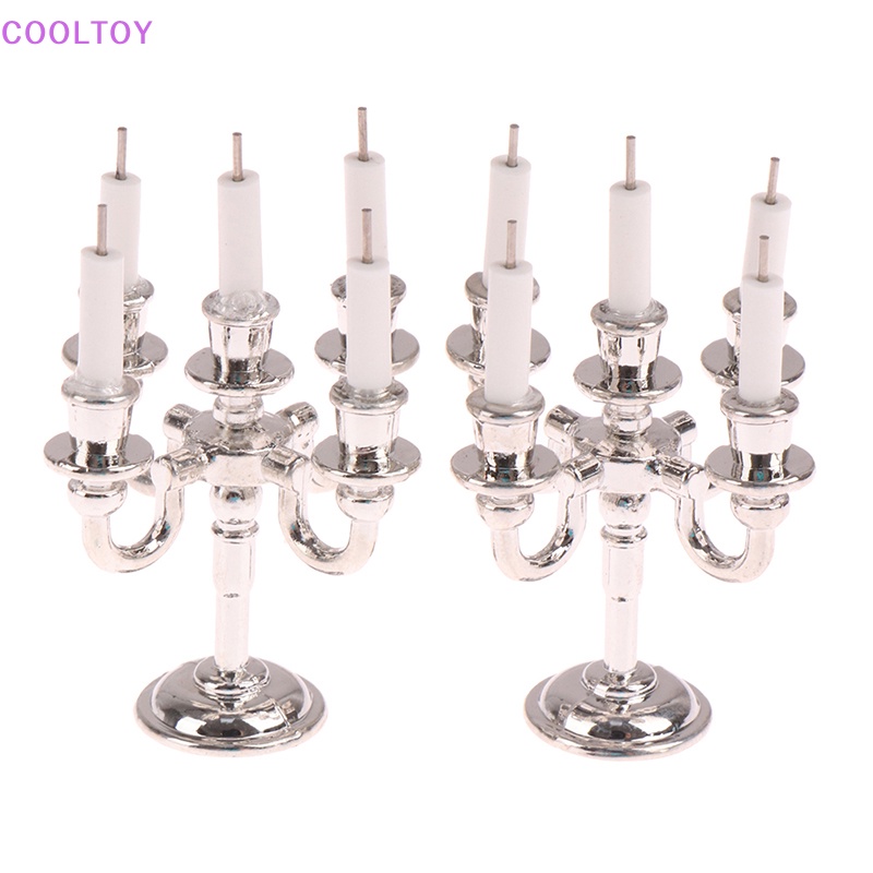 1 Cặp Tượng COOLTOY 1: 12 Mini Để Bàn Trang Trí Nhà Búp Bê