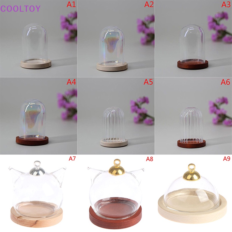 Cooltoy Bộ Dụng Cụ Ăn Uống Mini Bằng Thủy Tinh Có Nắp Cho Nhà Búp Bê