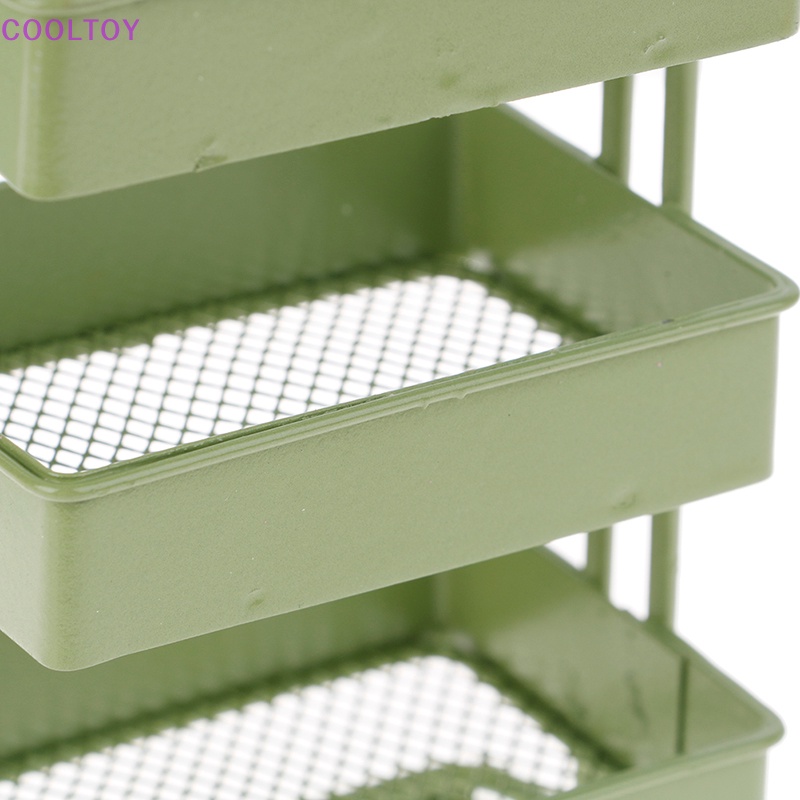 Kệ Để Đồ Có Bánh Xe Tỉ Lệ 1: 12 Trang Trí Nhà Búp Bê