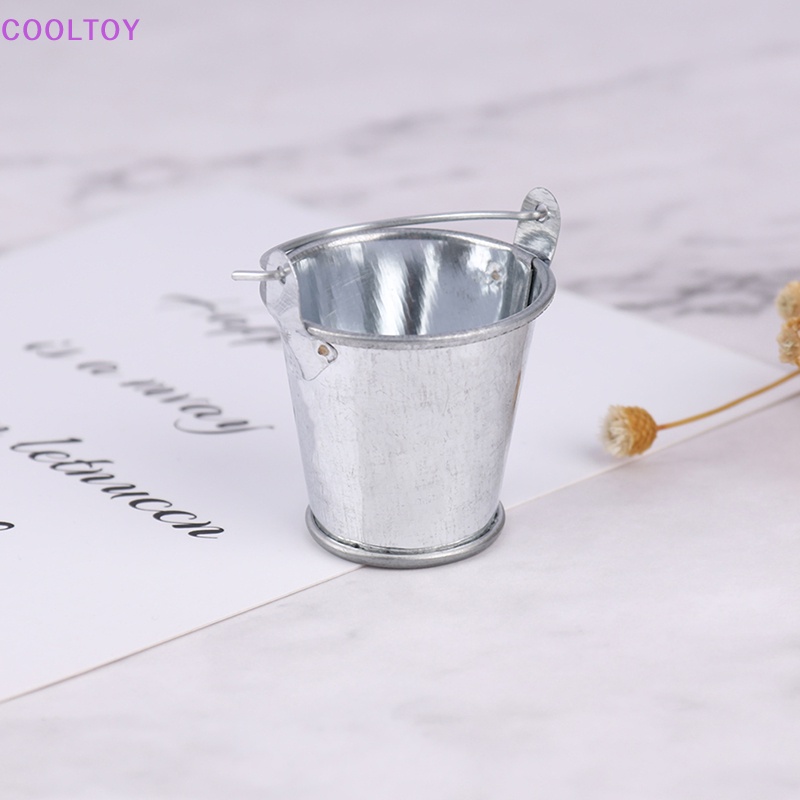 Xô Kim Loại Mini 1 / 6 1 / 12 Trang Trí Nhà Búp Bê