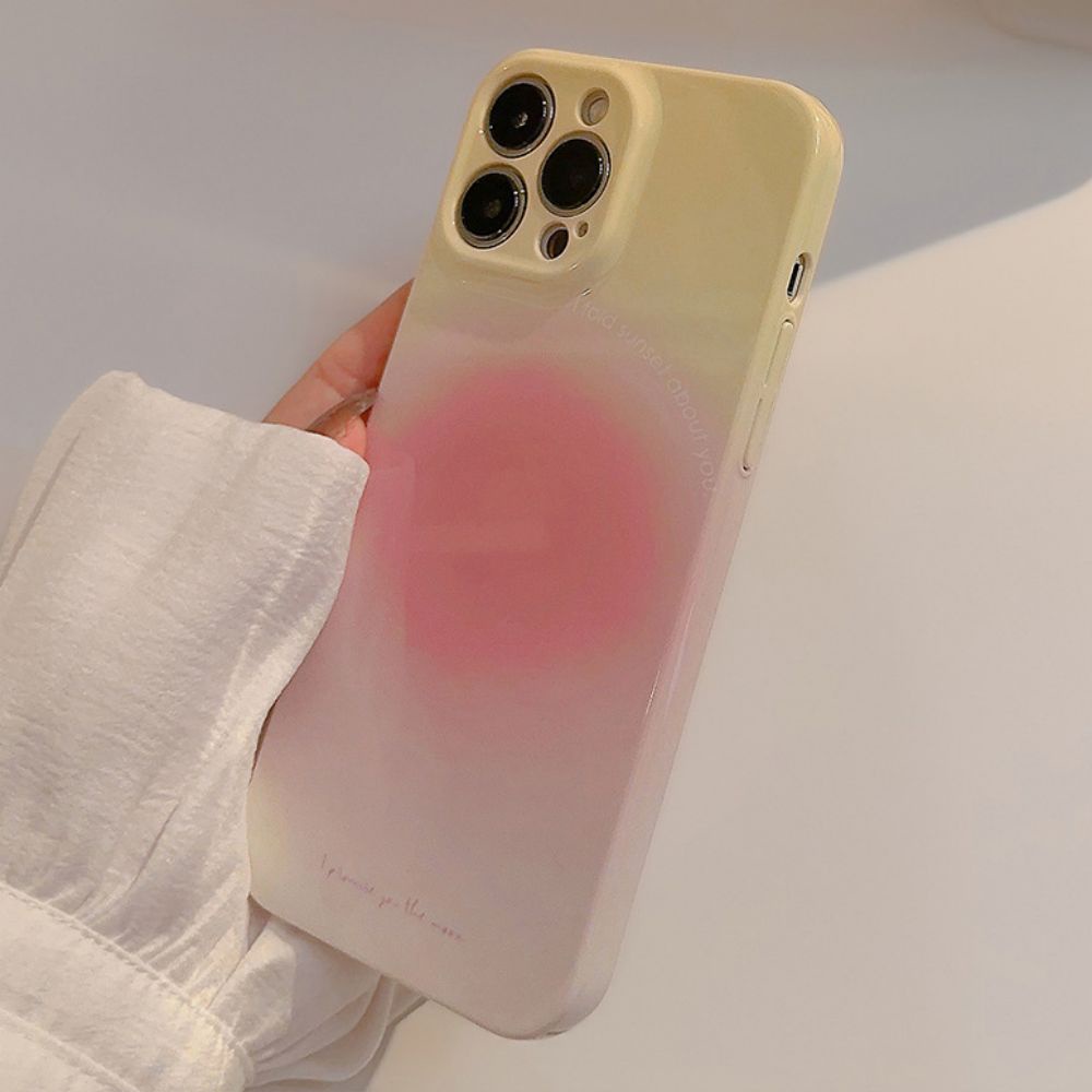 Ốp Điện Thoại TPU Mềm Chống Rơi Có Giá Đỡ Tròn Màu Hồng Cho Iphone 11 14 13 12 Pro Max Xr Xs Max 7 8 Plus SE