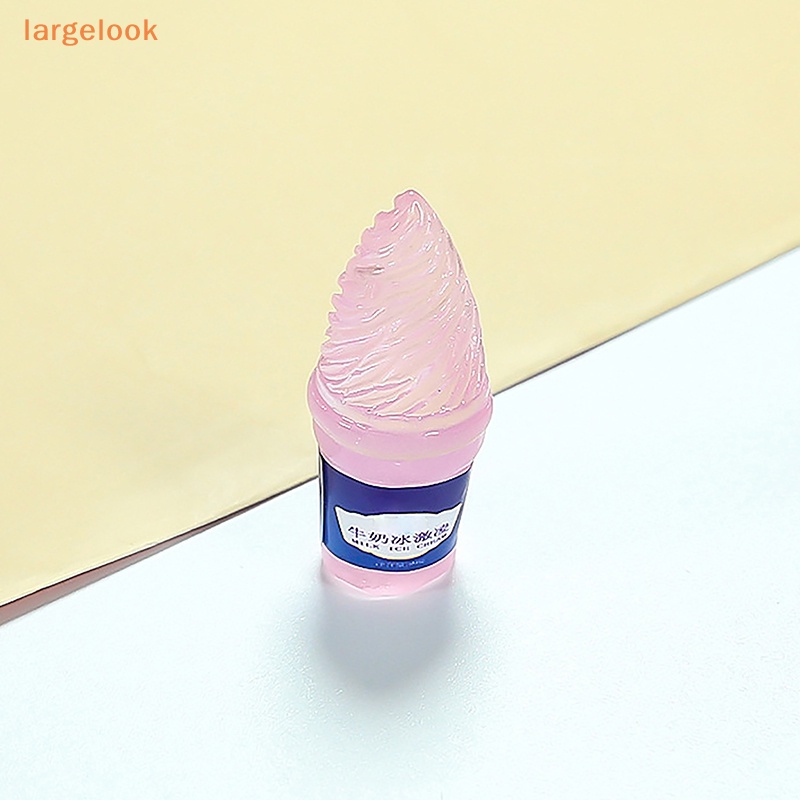 Set 5 Mô Hình Kem Hoạt Hình Mini Bằng Resin Dạ Quang Trang Trí Món Tráng Miệng