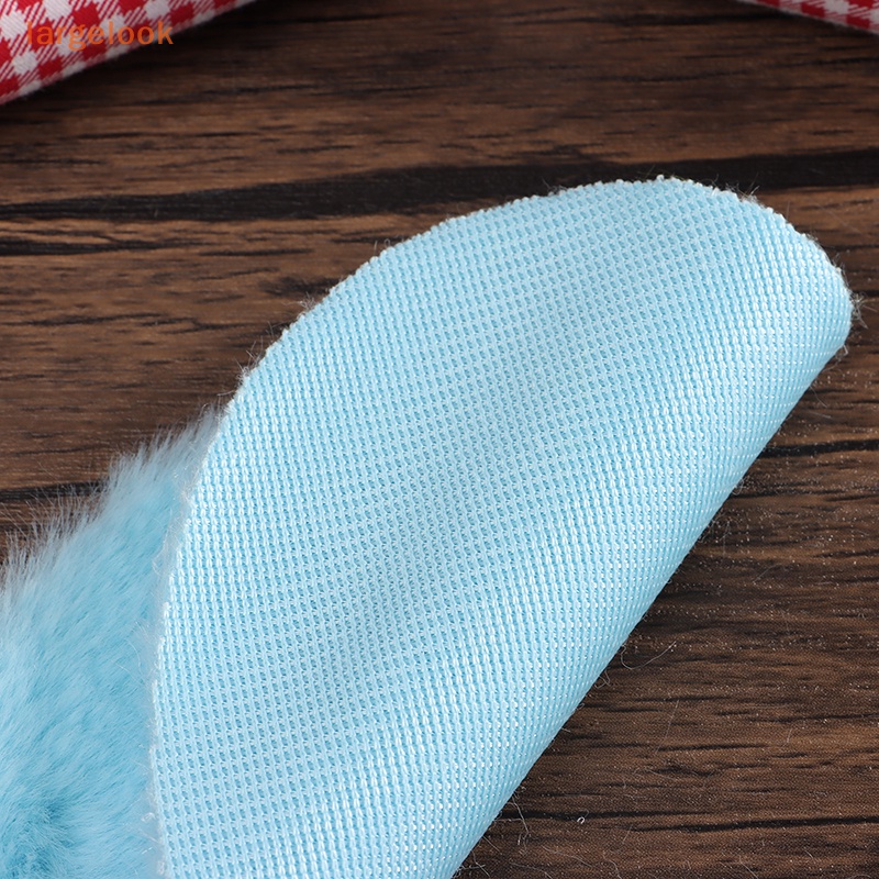 1 Thảm Lông Lót Sàn Hình Oval Trang Trí Nhà Búp Bê