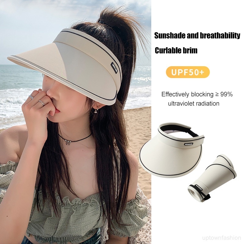 Mũ Chống Nắng Hở Chóp Thoáng Khí Thời Trang Cho Nữ