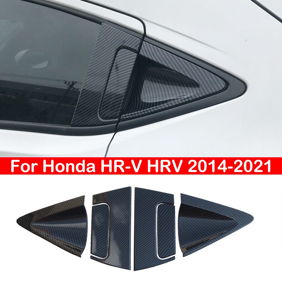 Miếng Dán Tay Cầm Cửa Xe Hơi Bằng ABS Sợi Carbon Cho Honda HR-V HRV Vezel 2014-2021