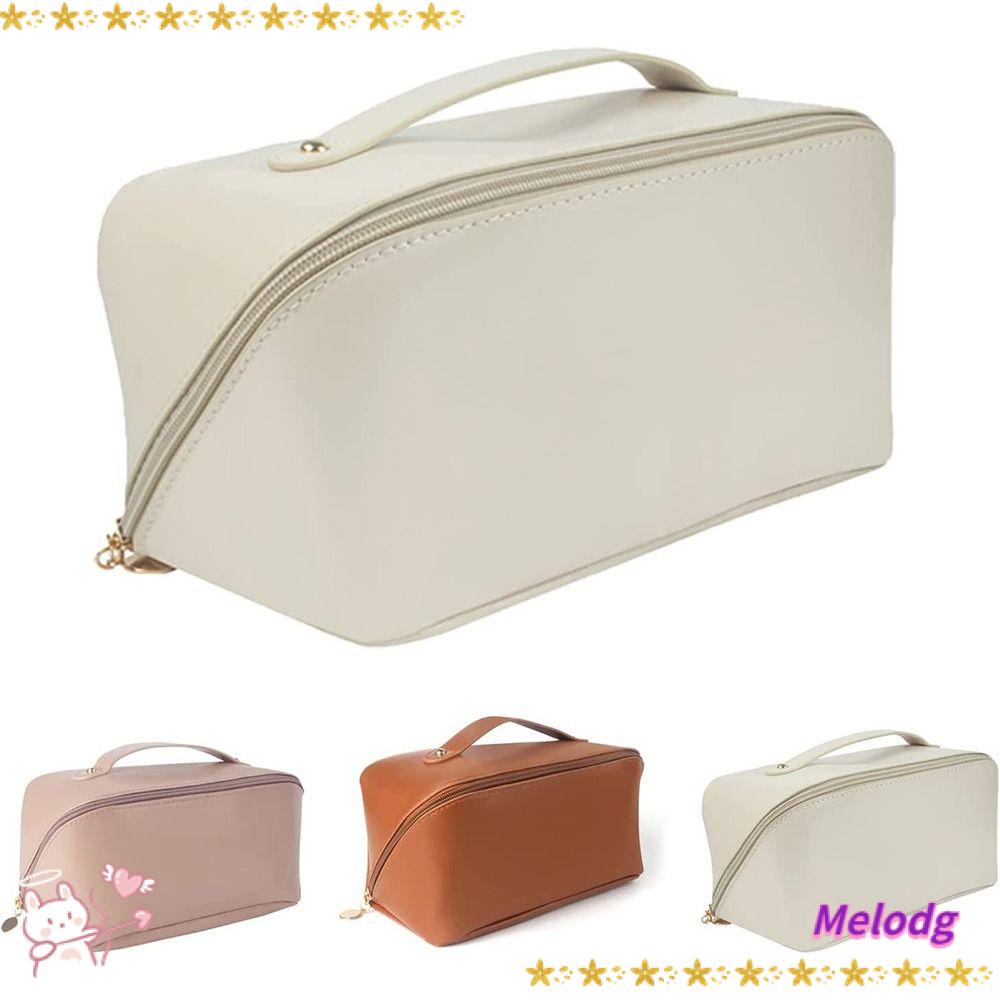 Túi Đựng Mỹ Phẩm Trang Điểm Nhiều Ngăn Phẳng Thiết Kế Mở Không Gian Lớn