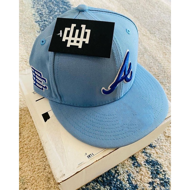 Eric Emanuel Mũ Lưỡi Trai Chống Nắng Ba Chiều Thêu Họa Tiết Có Thể Điều Chỉnh Kích Cỡ