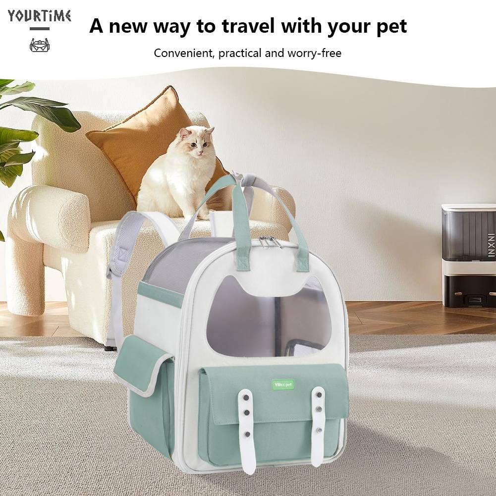 Ba Lô Đựng Thú Cưng Sức Chứa Lớn Thoáng Khí Tiện Dụng Cho Du Lịch