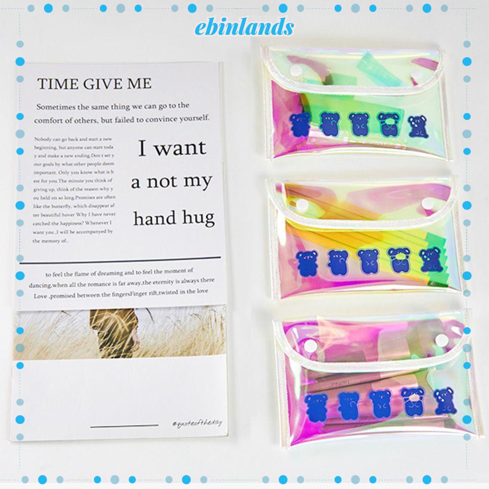 Túi Đựng Mỹ Phẩm Màu Laser Nhiều Màu Sắc Di Động Tiện Dụng Cho Nữ