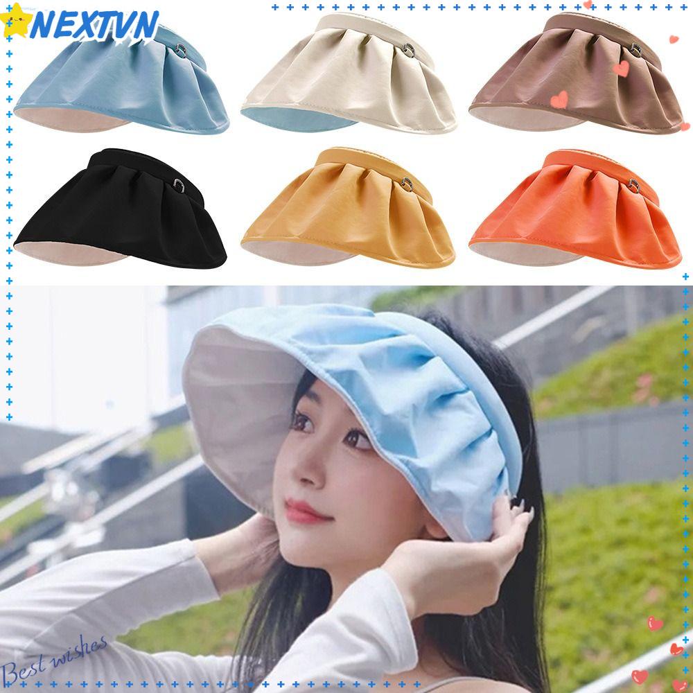 Mũ Lưỡi Trai Che Nắng Phối Vỏ Sò Rỗng Thời Trang Cho Nữ