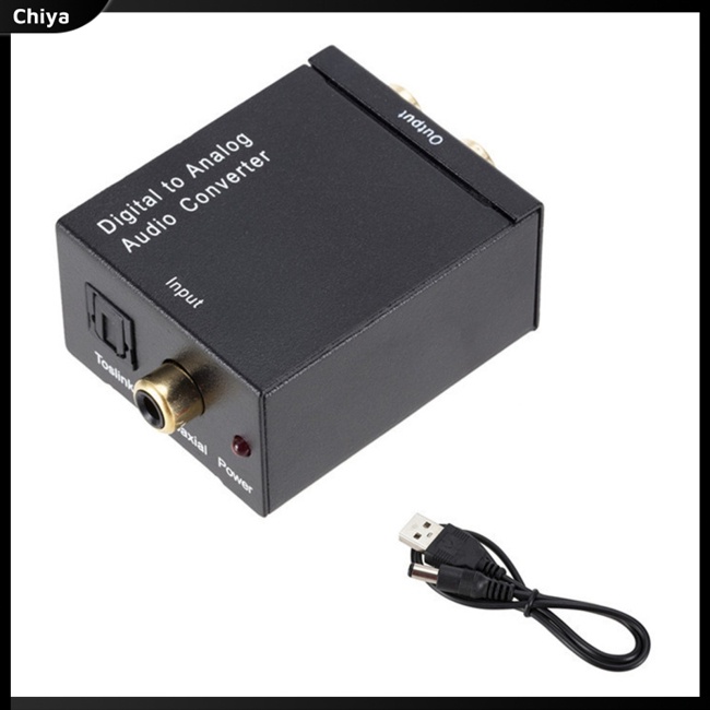 Bộ Chuyển Đổi Giải Mã Âm Thanh Kỹ Thuật Số Giắc Cắm 3.5mm Sang Analog Aux - rca L / r