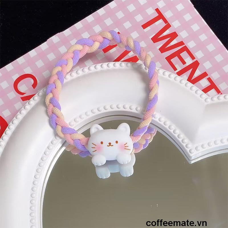 ⚡Dây buộc tóc vải dệt hình thỏ dễ thương xinh xắn dành cho nữ