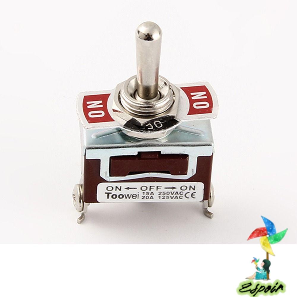 ESPO Set 2 Công Tắc Gạt 250V 15A 3Pin 3 Vị Trí Cho Xe Hơi