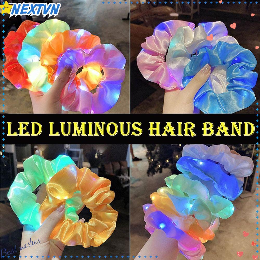 Dây Buộc Tóc Đuôi Ngựa Có Đèn LED Phát Sáng Độc Đáo