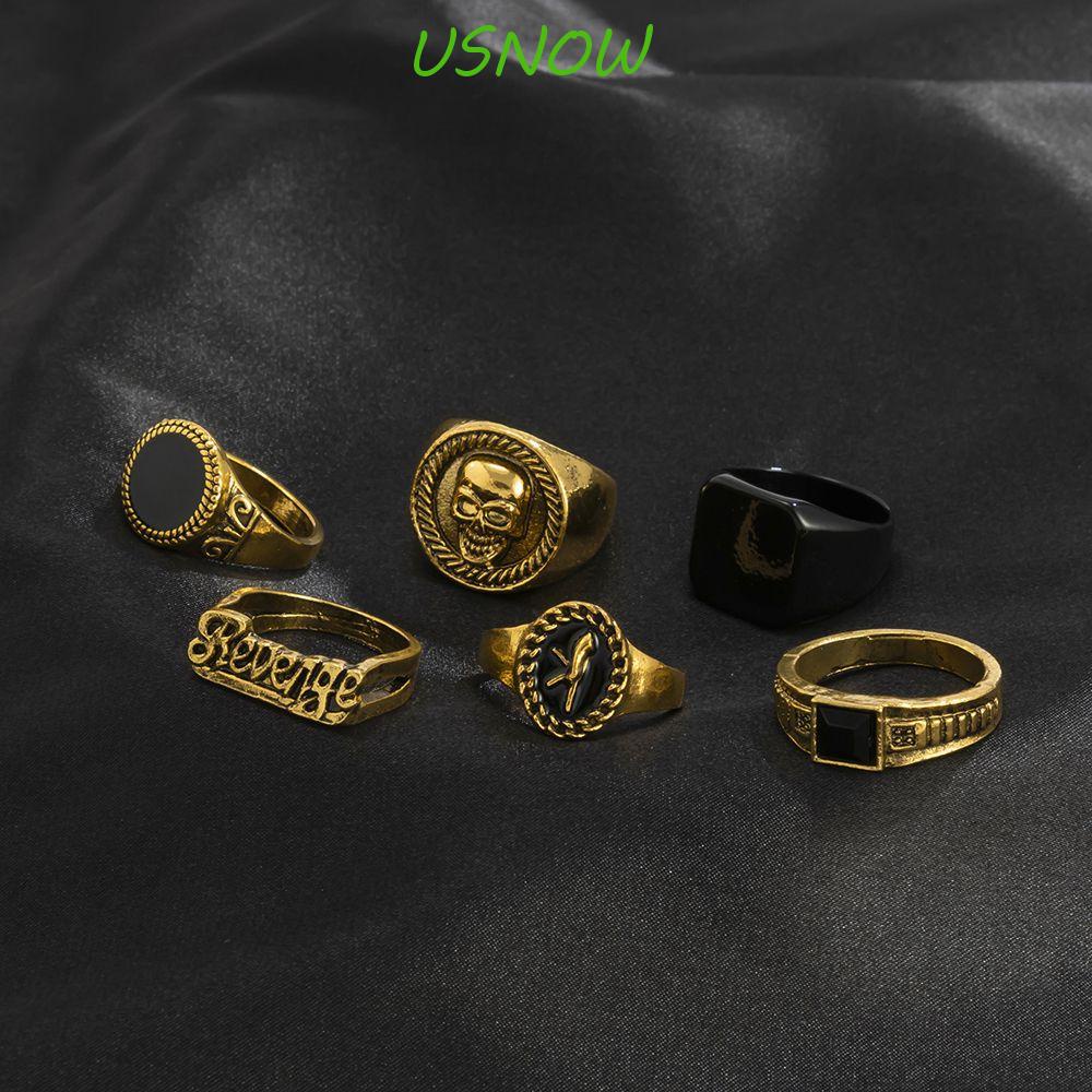 Nhẫn Hình Đầu Lâu Phong Cách Punk Thời Trang Cho Nam