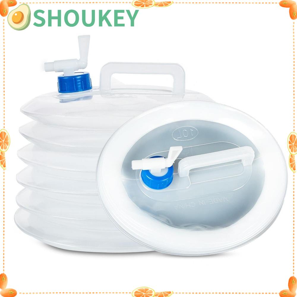 Xô Đựng Nước SHOUKEY 5L / 10L / 15L Kèm Vòi Dung Tích Lớn Tiện Dụng Cho Leo Núi