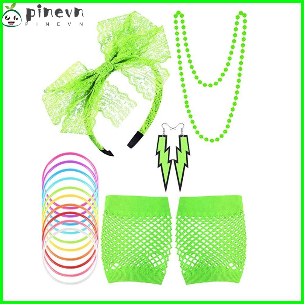 Set Băng Đô Và Găng Tay Lưới Thời Trang Cho Bé Gái