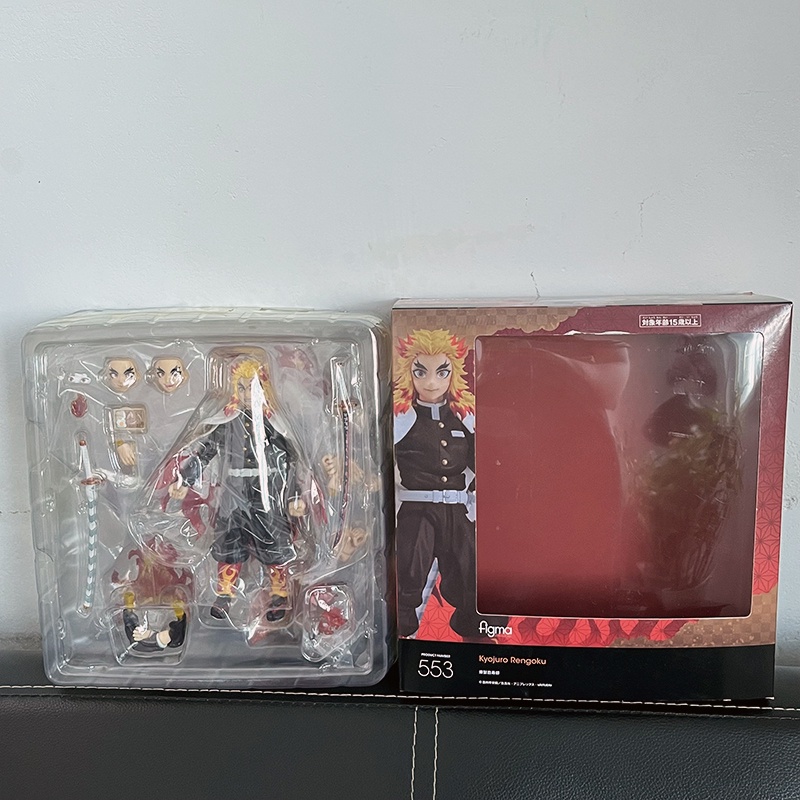 Mô Hình Nhân Vật Hoạt Hình Demon Slayer 14cm Figma #553 Mô Hình Nhân Vật Rengoku Kyoujurou Rengoku Kimetsu No Yaiba