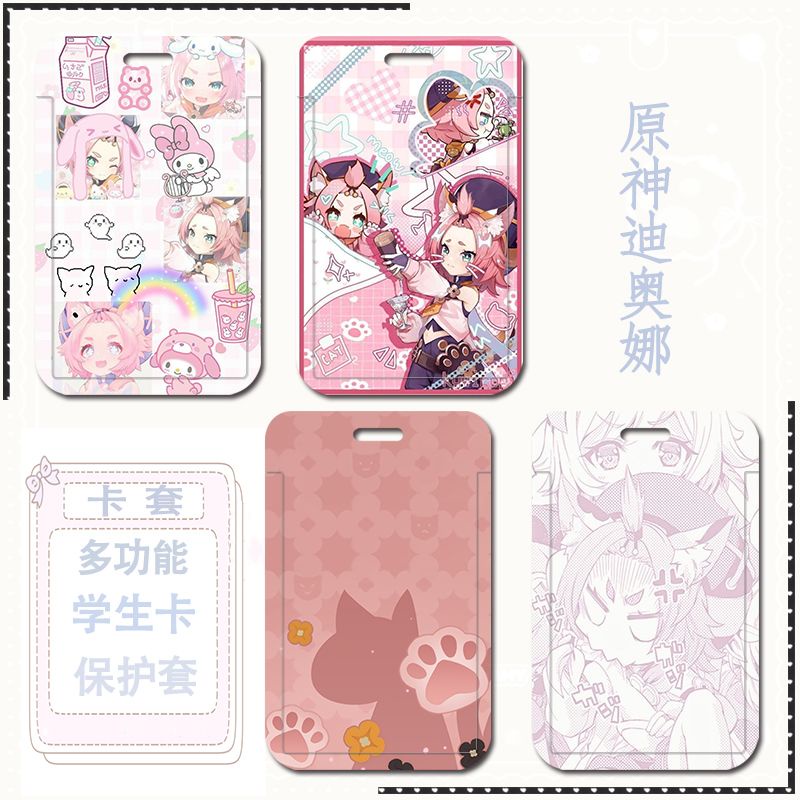 Ốp Điện Thoại Họa Tiết Anime Genshin Va Chạm Diona DIY Cho Học Sinh