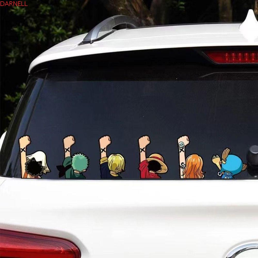 Đề Can Dán Trang Trí Xe Hơi / Mô Tô Hình Luffy Chống Thấm Nước Độc Đáo